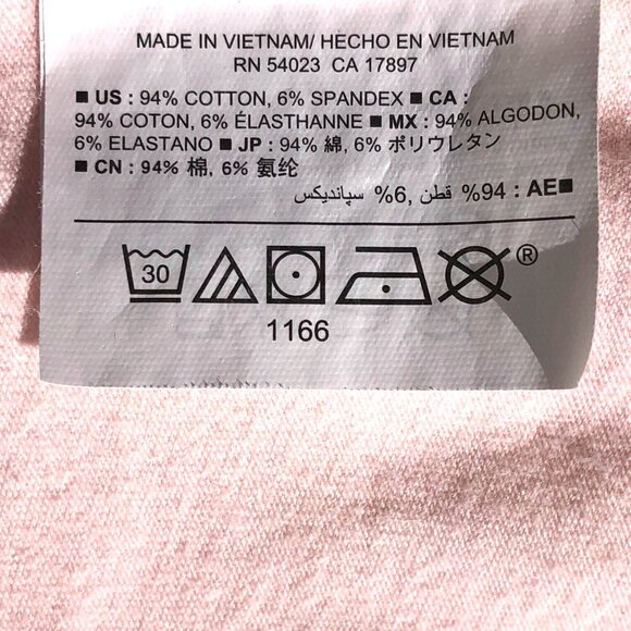 Tank Top Criss Cross Straps size M Ballerina pink cotton stretch cami Old Navy - Picture 4 of 6